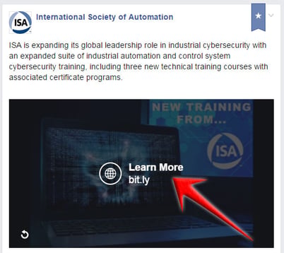 You can add any external link to a Facebook direct video upload with ease.