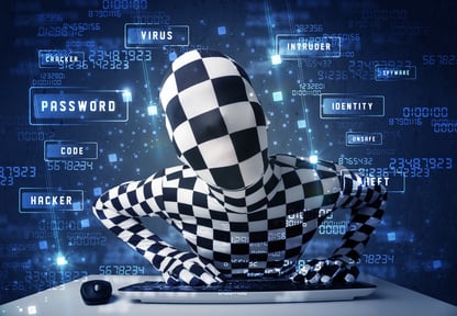 Man without identity programing in technology enviroment with cy